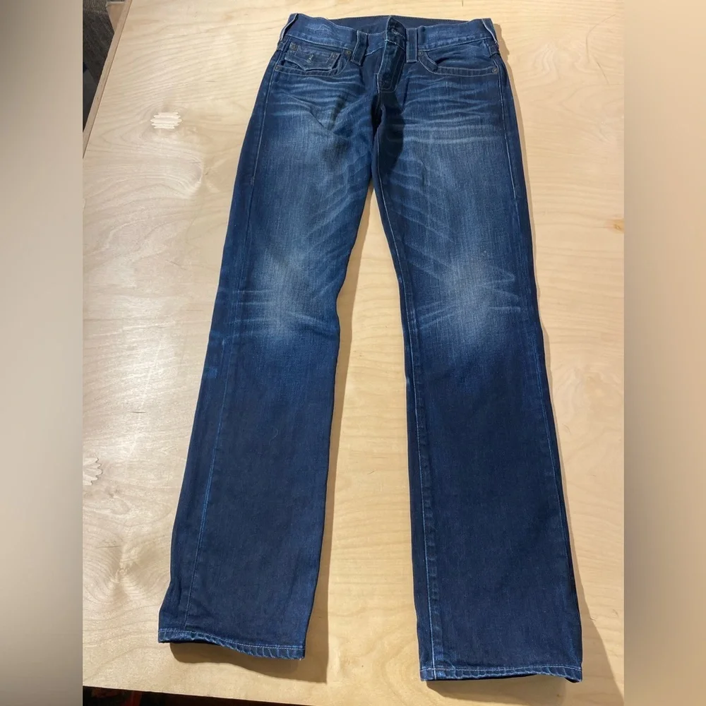 True Religion Ricky Relaxed Straight Jeans size 28 x 33 (LQ)